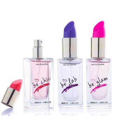 Girls Body Spray Mist Perfume Gift Set - 3 Lipstick Shaped Bottles | Eau De Parfum Fragrance for Little, Young, Tween, Pre-Teen, and Teenage Girls - LIPPITY SPLIT Fashion Collection - Buy Online on GoSupps.com