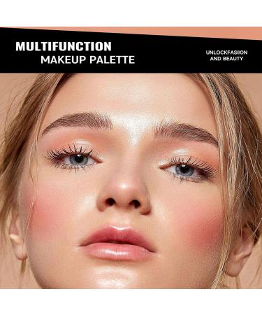  G n rique Makeup Palette for Women - Makeup Eyeshadow Palette Blush Highlighter - Satin and Matte Effects Cosmetics Soft Beauty for Evening and Travel - Buy Online on GoSupps.com