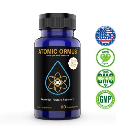 Suspended Solutions Atomic ORMUS Capsules - 100% Pure Monatomic Gold Powder - Vegan (90 Capsules) - Buy Online on GoSupps.com