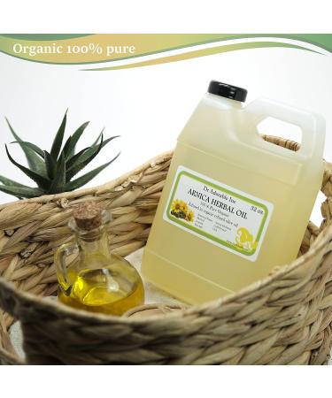 Dr Adorable 32 oz Arnica Herbal Oil - 100% Pure Natural Organic Infusion for Pain Relief | Free International Shipping - Buy Online on GoSupps.com