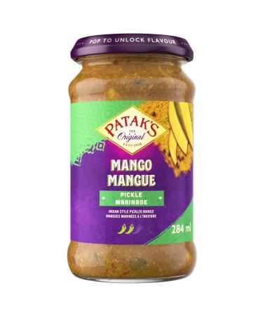 Patak's Indian Style Mango Pickle Authentic Indian Flavours Vegan Gluten Free 284ml