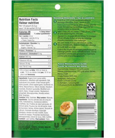 Knorr Pasta Seasoning for an easy delicious pasta sauce Roasted Garlic & Herbs no artificial flavours 22 g 24 count - Buy Online on GoSupps.com