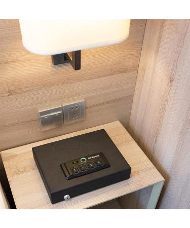 Z ZLJUAN Portable Gun Safe Box for Pistols  Pistols Safes  Gun Safes  Quick-Access Handgun Safe with Biometric Fingerprint&Digital Key Pad for Nightstand&Car&Home&Office - Buy Online on GoSupps.com