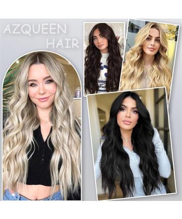 Hair Extensions 22 Inch Invisible Wire Hair Extensions Synthetic Long Wavy Hairpieces with 4 Secure Clips in Hair Extensions for Women Daily Party Use Hair Pieces(8H27) 22inches 8H27 - Buy Online on GoSupps.com