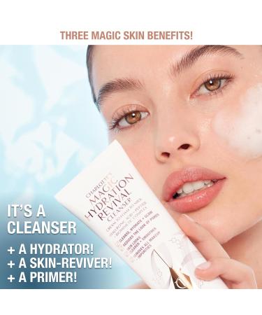 Charlotte Tilbury Hydration Revival Skincare Discovery Set - Travel Size Skincare Kit with Magic Hydration Revival Cleanser Glow Toner and Magic Water Cream - Buy Online on GoSupps.com