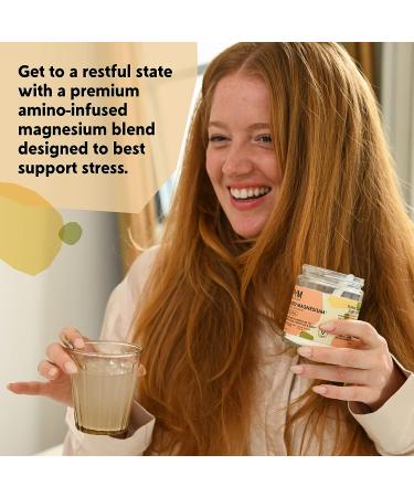 PYM Mood Magnesium Powder - 30 Servings | Stress & Sleep Support | Magnesium Glycinate, Malate, & L-Threonate | Yuzu Citrus Flavor | Non-GMO Vegan Gluten-Free | All Natural | Made in the USA | 30 Ounce - Buy Online on GoSupps.com