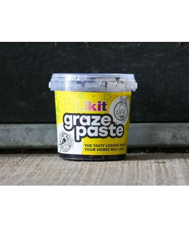 Likit Graze Paste Horse Lick Paste | Use with Likit Graze Maze horse lick mat | Tasty horse treat your horse will love | 1.2kg - Buy Online on GoSupps.com