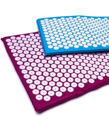 XL Acupressure Mat for Relaxation & Massage 13 662 Tips Yoga & Acupuncture Relief (130x50cm) - Buy Online on GoSupps.com