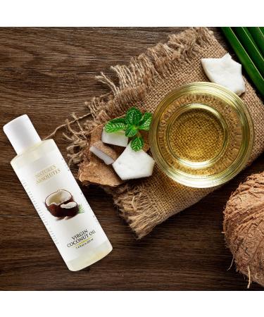 Buy 100% Pure Organic Virgin Coconut Oil - 7.4Oz Cold Pressed for Hair & Skin | Nature's Absolutes - Buy Online on GoSupps.com