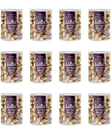 Laila Canned Butter Beans 12x400G (Cannelli Beans in Salted Water) (pack of 12) - Buy Online on GoSupps.com