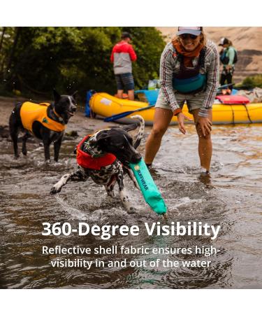 Luffwear Float Coat Dog Jacket - Safe Swimming Buoyancy Vest for Water Sports - Blue Dusk Large - Buy Online on GoSupps.com