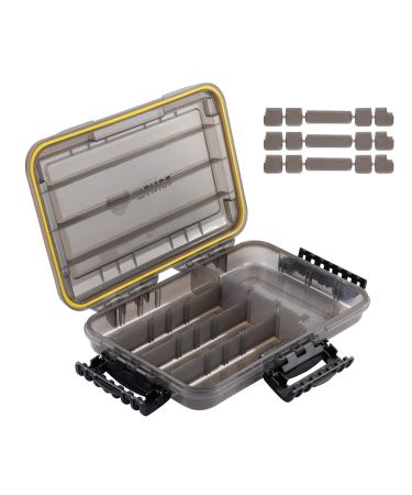 RUNCL Fishing Tackle Box, Waterproof Airtight Stowaway, 3600/3700 Tray Tackle Box with Adjustable Dividers, Sun Protection, Thicker Frame, Fishing Storage Lure Box for Freshwater Saltwater Waterproof Box 1 Pack (Size: 10.6 - Buy Online on GoSupps.com