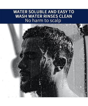 Homezore 2 in 1 Pomade Gel Men's Curl Hair Products with Brush Long Lasting Volume for Men's Hair - Buy Online on GoSupps.com