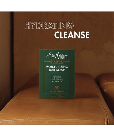 SheaMoisture Men Cleansing Bar Soap - Moisturizing Creamy Vanilla Bean - 8 Oz (2 Count) - Buy Online on GoSupps.com