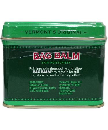 Bag Balm Vermont Original Moisturizing Ointment 8oz (2 Pack) - Soften & Hydrate Skin - Buy Online on GoSupps.com