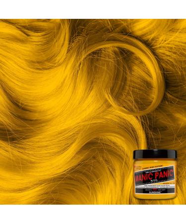 Manic Panic Sunshine Classic Creme - Vegan & Cruelty Free Yellow Semi-Permanent Hair Dye (2 x 118ml) | Brighten Your Look! - Buy Online on GoSupps.com