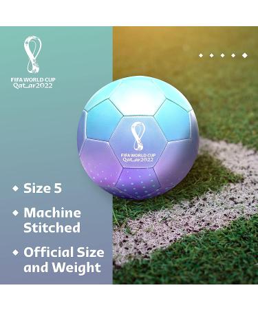 Capelli Sport FIFA World Cup Qatar 2022 Soccer Ball - Officially Licensed Souvenir Display for Youth & Adult Players - Play Bright - Buy Online on GoSupps.com