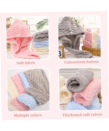2Pcs Hair Towel Wrap - Quick Dry Microfiber Towel for Curly Hair & All Hair Types - Anti-Frizz & Button Fixing - Large 9.8x25.6 - Buy Online on GoSupps.com