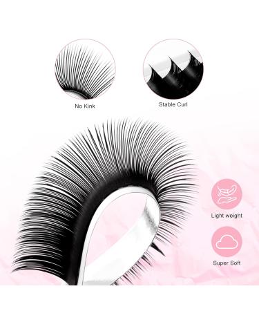 TDANCE Premium D Curl Eyelash Extensions 0.05mm + Ellipse Flat Lashes 0.15 D Curl 8-15mm - Mixed Lengths - Buy Online on GoSupps.com