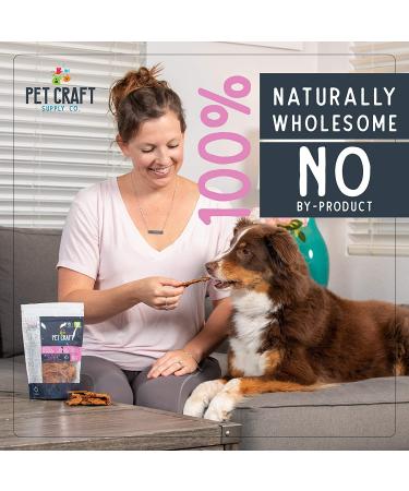 Pet Craft Supply Pure Natural Dried Dog Treats - Salmon & Liver Training Treats for Puppies - Grain-Free & Wild-Caught - Buy Online on GoSupps.com