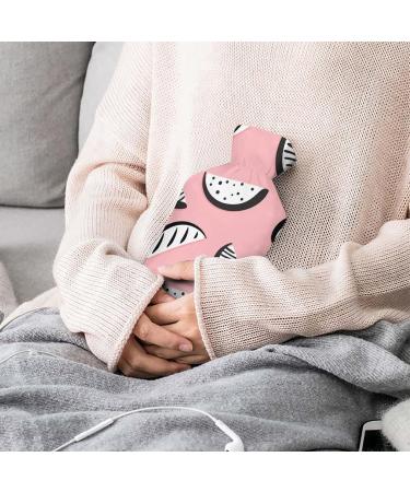 Watermelon Hot Water Bottle with Lid - Rubber Pain Relief Bag for Cramps & Cold Therapy - Buy Online on GoSupps.com