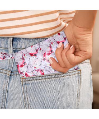 Womens Reusable Menstrual Pads 7pcs Set | Bamboo Charcoal Cloth Pads for Periods | Feminine Mama Panty Liners | Eco-Friendly Women's Panties - Buy Online on GoSupps.com