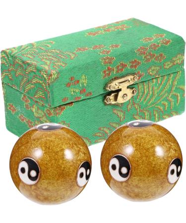 Partykindom 6 STK Metal Massage Globes - Handballs for Meditation & Relaxation | Chinese Yang Balls - Buy Online on GoSupps.com