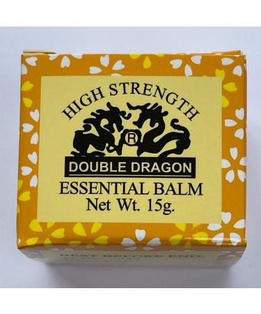 Double Dragon High Strength Essential Balm Ointment 15g. Rapid Relief from Muscular Aches Muscle Strains Rheumatic Arthritis Joint Pains Headaches Insect stings Bites Travel Sickness. (1 Bottle) - Buy Online on GoSupps.com