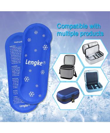 Youshares Ice Cream Bag for Insulin - Reusable Travel Cooling Bag for Diabetics (2 Pack) - Blue - Buy Online on GoSupps.com