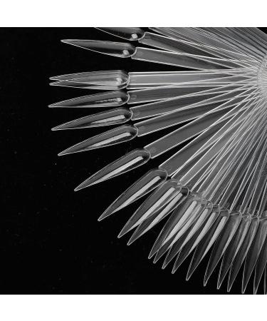 50pcs Nail Polish Display Sticks - Fan-Shaped Color Cards for Nail Art | Nail Studio Decoration & DIY Tips - Buy Online on GoSupps.com