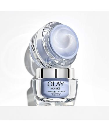 Olay Overnight Face Mask Gel - Firming Moisturizer with Vitamin A & Hyaluronic Acid - 1.7 Fl Oz - Buy Online on GoSupps.com