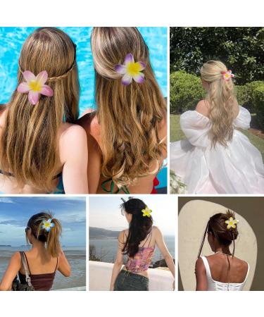 WUBAYI 6 Pcs Flower Hair Clips - Non Slip Strong Hold Claw Clips for Medium Thick Hair - Hair Claw Clips for Women and Girls - Ideal for Straight, Curly & Wavy Hair - Large Size - #002 6PCS - Buy Online on GoSupps.com