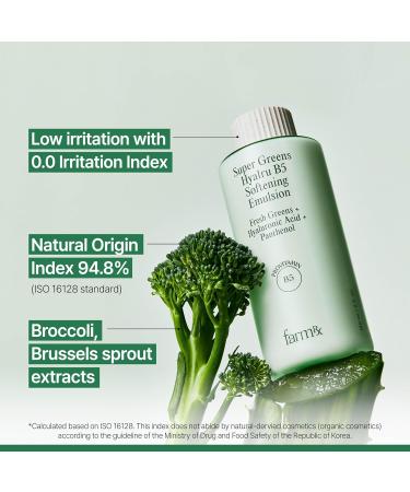 Farm Rx Super Greens Hyalru B5 Softening Emulsion (5fl oz) & Super Greens Hyalru B5 Aloe Cooling Gel Cream (3fl oz) - Buy Online on GoSupps.com