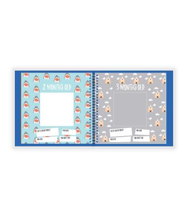 Lucy Darling Little Captain Baby Memory Book | First Year Journal Album for Girls | Milestone Keepsake Made in USA - Buy Online on GoSupps.com