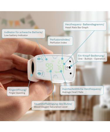Buy Pulox PO-235 Pulse Oximeter for Children - Accurate Oxygen Saturation & Pulse Rate Measurement with Alarm Function - International Shipping Available - Buy Online on GoSupps.com