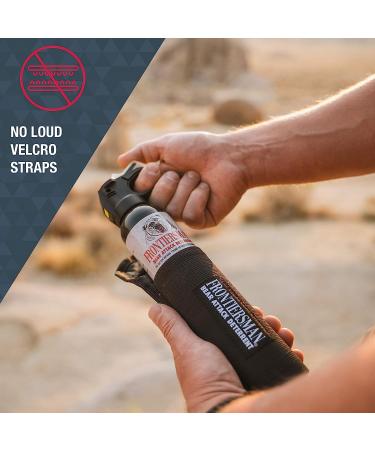 SABRE Frontiersman 7.9 oz. Bear Spray, Maximum Strength 2.0% Major Capsaicinoids, Powerful 30 ft. Range Bear Deterrent, Outdoor Camping & Hiking Protection, Quick Draw Holster & Multipack Options Bear Spray and Quick Access Belt Holster Bear Spray - Buy Online on GoSupps.com