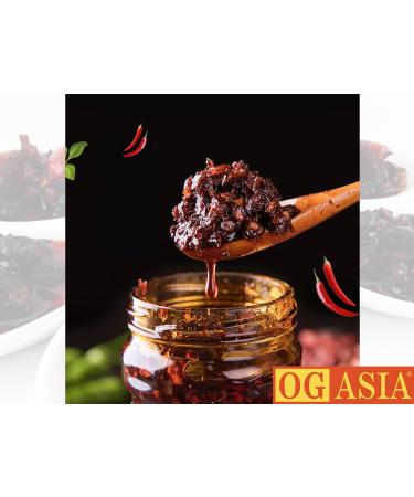  OG ASIA Lao Gan Ma crispy chili peppers in oil spicy classic with crispy peppers original from China OG ASIA 210 g - Buy Online on GoSupps.com