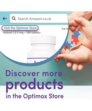 Optimox Iodoral 12.5mg: 90 Vegan Tablets with Iodine and Potassium Iodide - Lab Tested, Gluten Free, Non-GMO - Buy Online on GoSupps.com