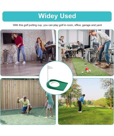 Yosoo Health Gear Plastic Golf Putting Cup Mat - Indoor Outdoor Practice Aid for Putting Accuracy | Regulation Hole Design for Golfers - Buy Online on GoSupps.com