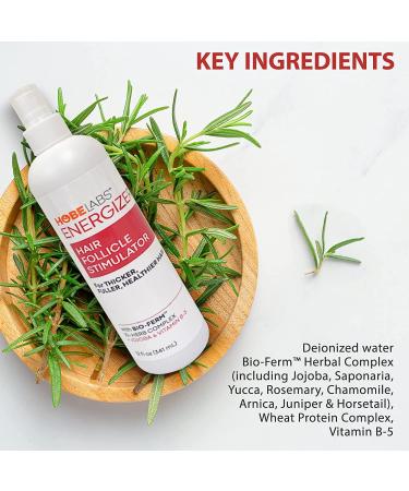 Hobe Labs Energizer Hair Follicle Stimulator - 8 Fl Oz | Boost Hair Growth & Volume | International Shipping Available - Buy Online on GoSupps.com