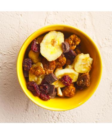 Elan Organic Oh Mega Mix Vegan Dark Chocolate Dried Fruits (Cranberries & Banana Chips) Nuts (Chia Walnuts & Roasted Cashews) Non-GMO Gluten-Free Vegan Guilt-Free Snacks 8 Count 135g 8 x 135 Grams - Buy Online on GoSupps.com