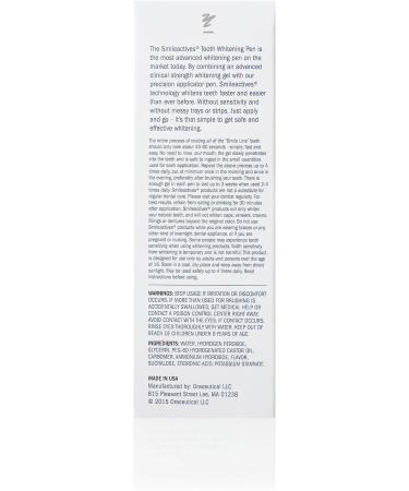 Smileactives Ultramint Teeth Whitening Pen - 0.11oz Gel for White Teeth - Buy Online on GoSupps.com