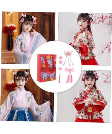 ABOOFAN 2 Boxes Children's New Year Hair Clips Hair Roller Clips Hair Holder Chinese Hair Accessories Hair Barrettes Hair Claw Clips Hair Snap Clips Girls Headdress China Fabric Hanfu - Buy Online on GoSupps.com