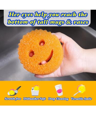 Scrub Shooting Star- Dish Sponge Scratch-Free Multipurpose Dish Sponges for Kitchen and Bathroom Dual-Sided Dish Sponges for Scrubbing + Wiping Spills BPA Free (3 Count) - Buy Online on GoSupps.com