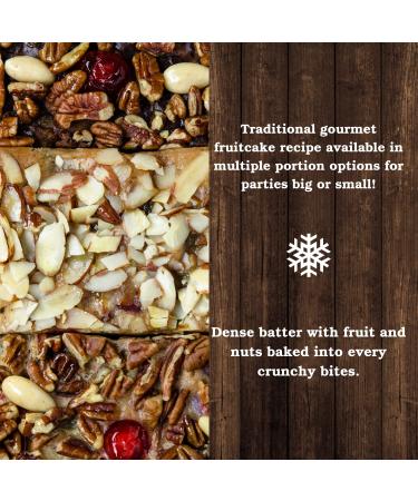 Grandma's Chocolate Fudge Brownie Fruitcake with Real Fruit & Nuts - 1lb Loaf by Beatrice Bakery - Buy Online on GoSupps.com