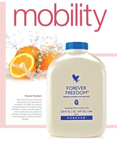 Aloe Vera Freedom Drink Orange Flavor | Forever Living - Refreshing and Nutritious Beverage - Buy Online on GoSupps.com