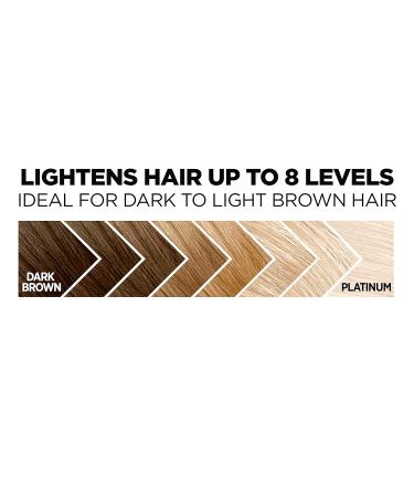 L'Oreal Paris Feria Hyper Platinum Hair Bleach Kit - Anti Brass Purple Conditioner - 2 Count - Buy Online on GoSupps.com