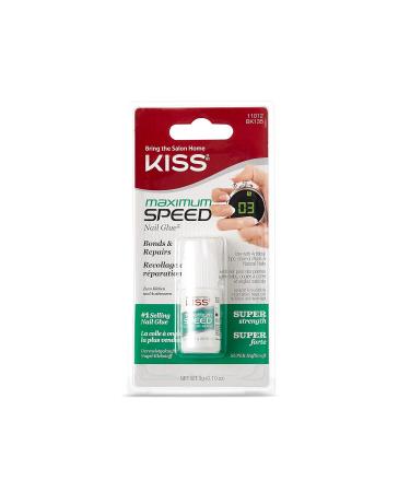 Kiss Maximum Speed Nail Glue BK135 (2 Pack) - Strong Adhesive for Quick Nail Fixes - Buy Online on GoSupps.com