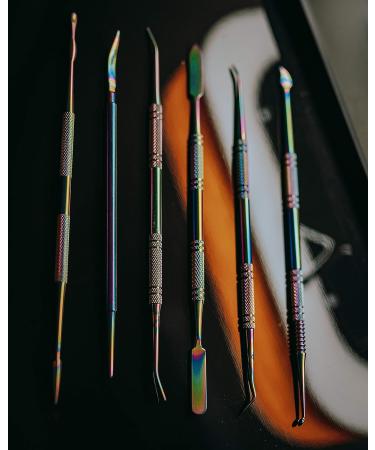 Stainless Steel Wax Carvers Tools - 6 Piece Double Ended Set by Natural Mystic USA - Buy Online on GoSupps.com