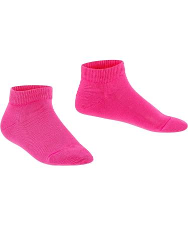FALKE Kids Family Trainer Socks | Sustainable Cotton | Thin Ankle Socks for Boys & Girls | 1 Pair 27-30 | Pink (Gloss 8550) - Buy Online on GoSupps.com
